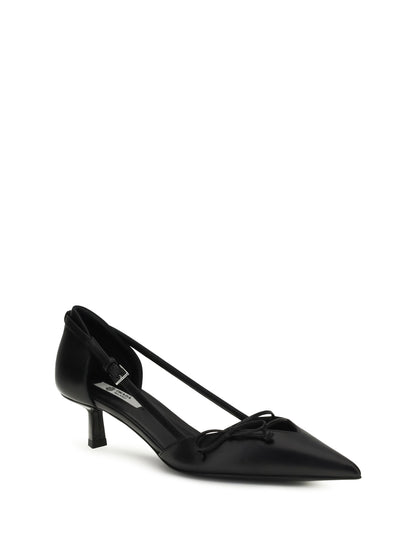 Pumps Side-Cut Black Calf
