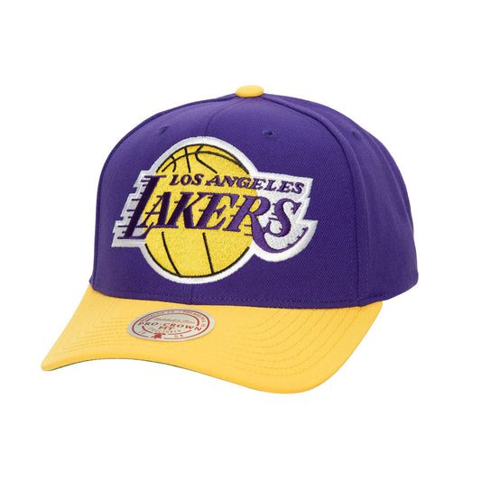 Men's Mitchell & Ness NBA Xl Pro Snapback Lakers