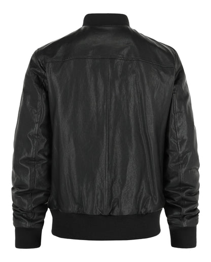 Slowear Montedoro Leather Bomber Jacket
