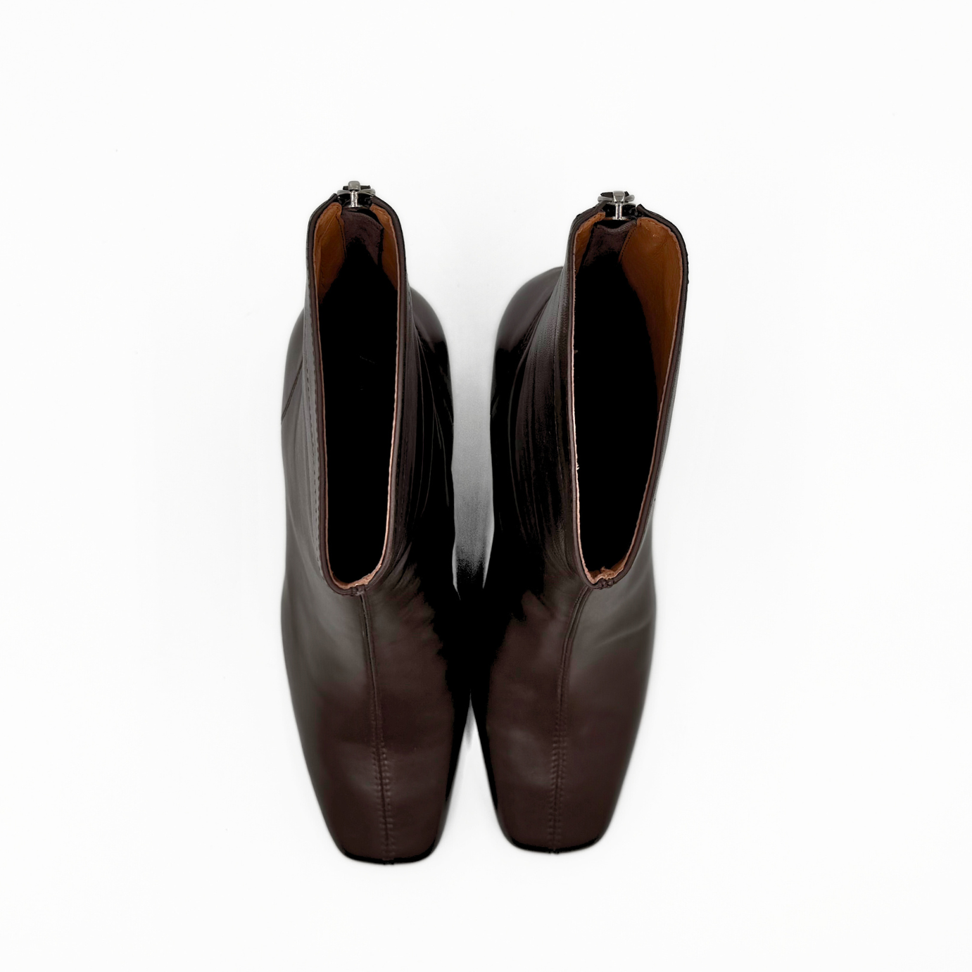 Harlow Leather Bootie - Brown