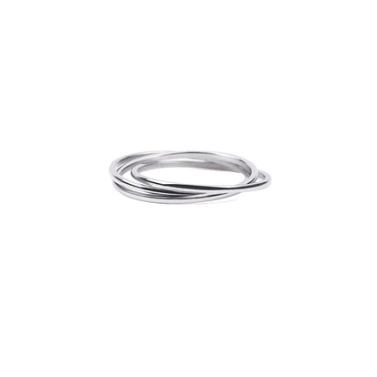 Mint & Lily Dainty Interlocking Fidget Ring