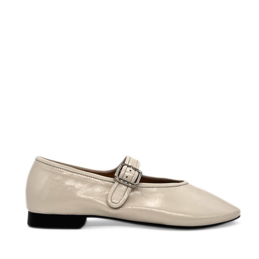 Ashley Mary Jane Flats - Bone