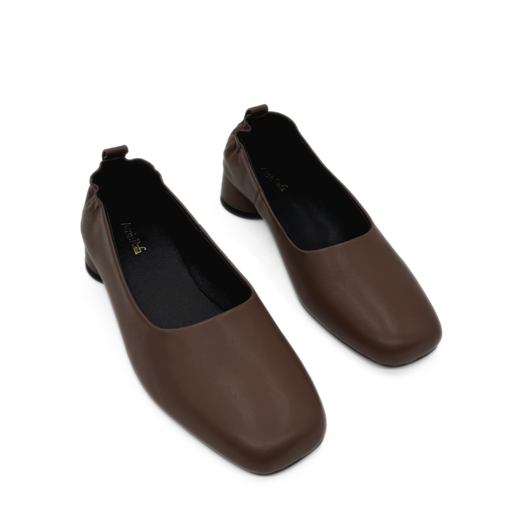 Planner Mini Block Heel - Brown