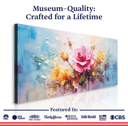 Rose Flower Wall Art