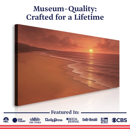 Beach Shoreline Coastal Wall Art VII