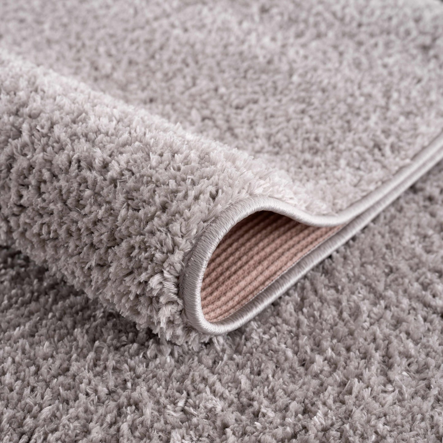 Judy Solid Gray Washable Shag Rug - Clearance
