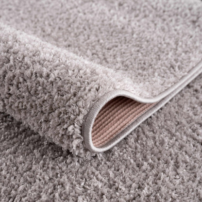 Judy Solid Gray Washable Shag Rug - Clearance