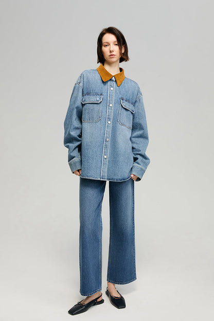 California Sunset Denim Shirt HJ902