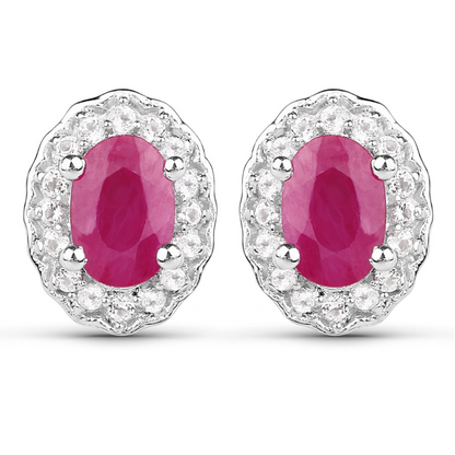 Natural Ruby Jewelry Set