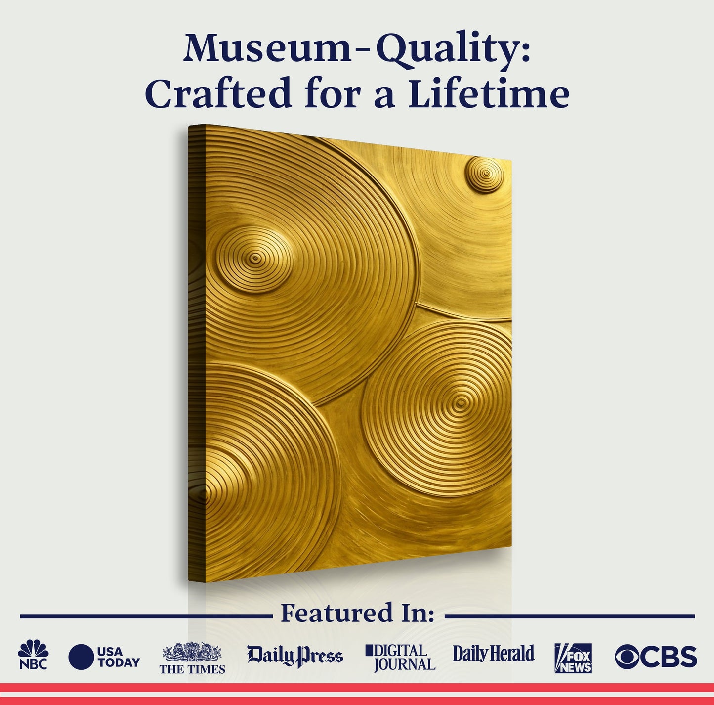 Gold Symphony Wall Art