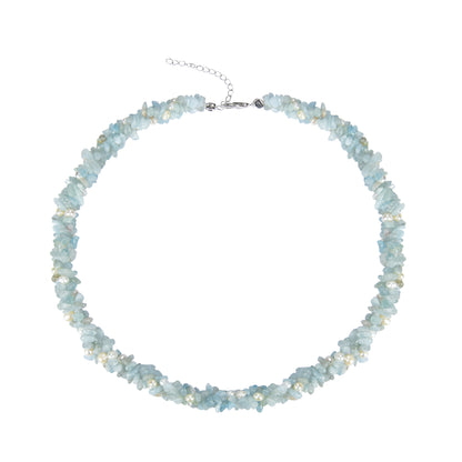 Blue, White-