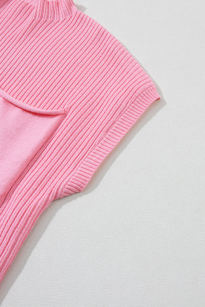 Threaded Pear Calliope Knit Short Sleeve Sweater