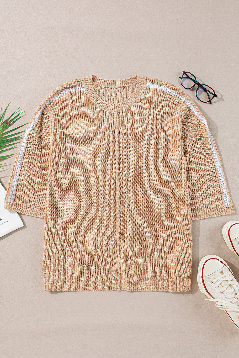 Threaded Pear Aria 3 4 Sleeve Sweater