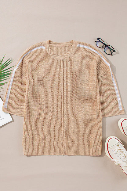 Threaded Pear Aria 3 4 Sleeve Sweater