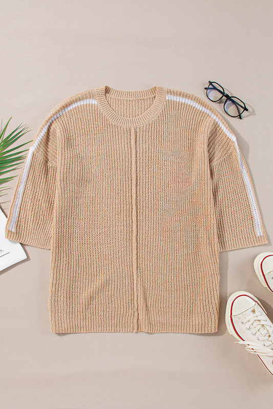 Threaded Pear Aria 3 4 Sleeve Sweater
