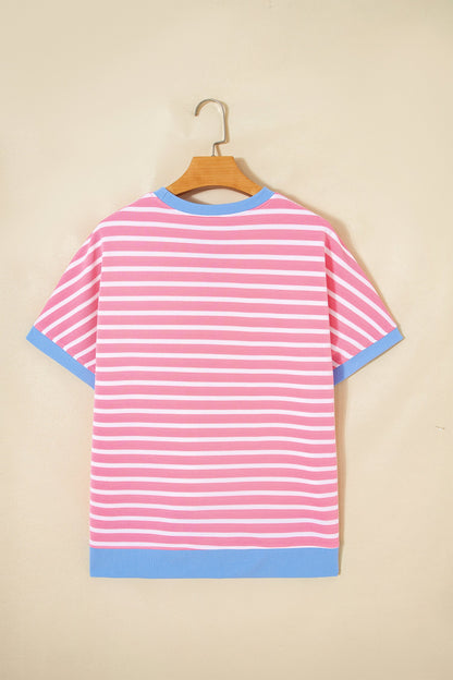 Threaded Pear Kelly Loose Short Sleeve Top