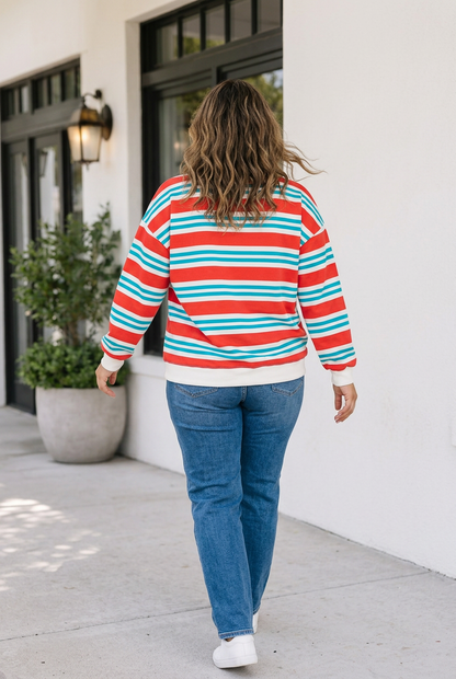 Autumn Long Sleeve Tunic PLUS Sweatshirt