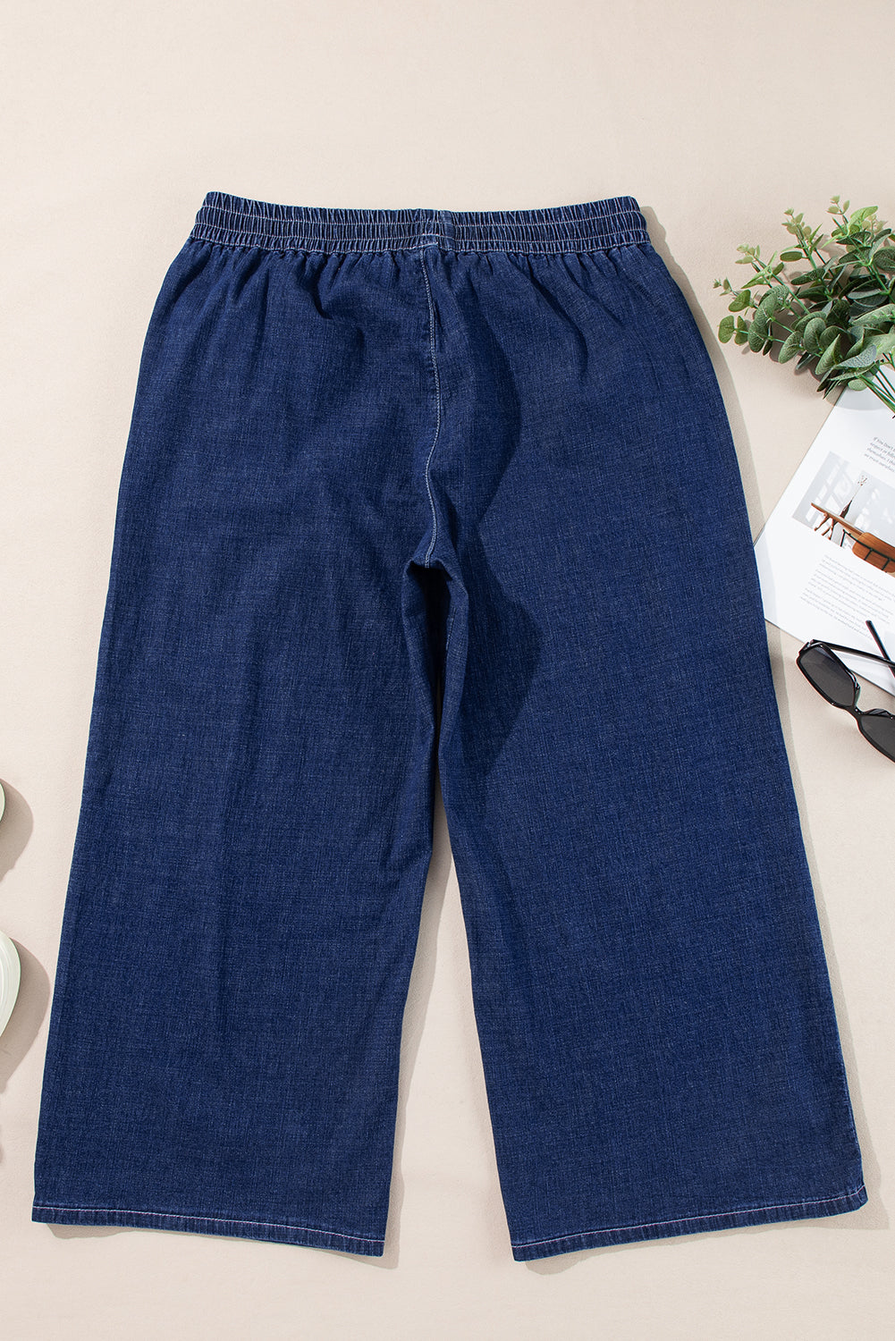 Threaded Pear Analeia Wide Leg Casual PLUS Jeans