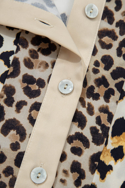 Threaded Pear Dahlia 4 Sleeve Loose Shirt