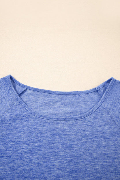 Threaded Pear Bailey Short Sleeve Casual Plus Blouse
