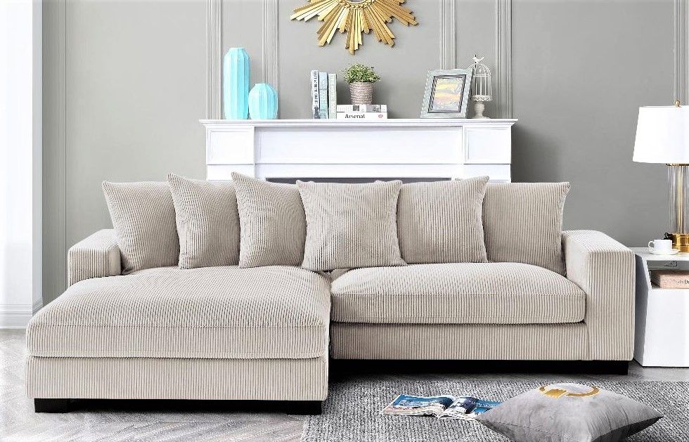 Luxe - Oversized 2 Piece Sectional Couches for Living Room, L Shaped Sofa With Chaise