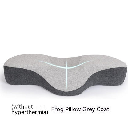 Memory Cotton Cervical Pillow – Low Profile Neck Support with Optional USB Heat Therapy