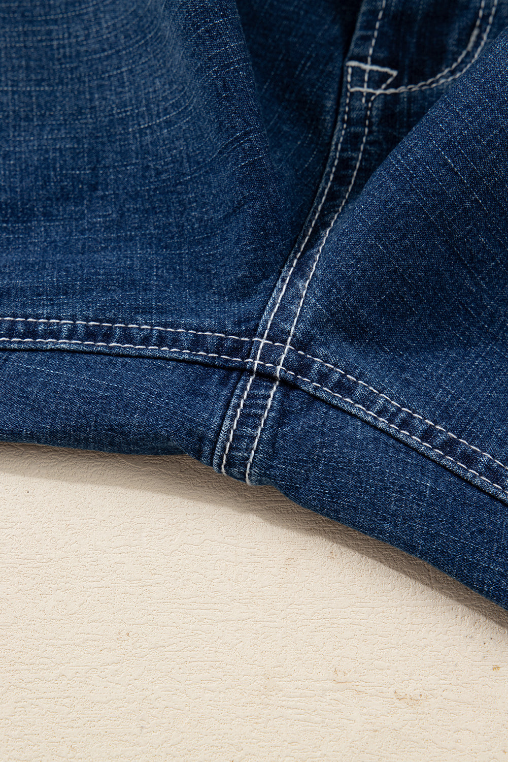 Threaded Pear Daria Detail Loose Cuffed Jeans