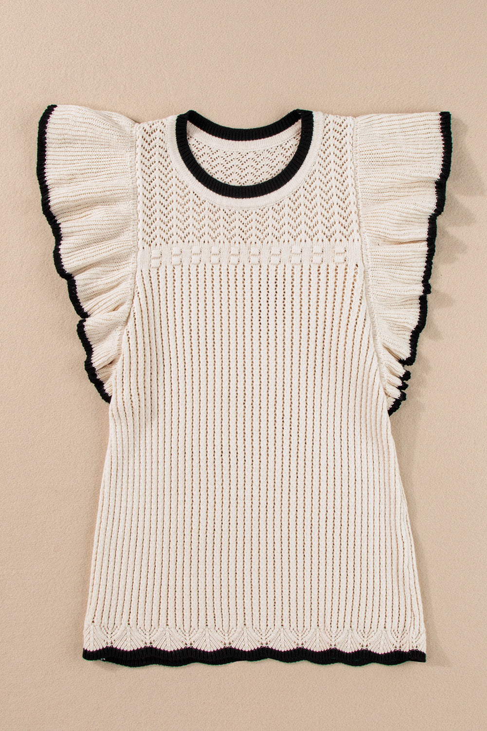 Threaded Pear Alaya Crochet Tank Top