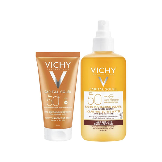 Vichy Capital Soleil: Ultimate Sunscreen Set - Best Sun Protection, Anti-Aging SPF, Face & Body - Discount Sunscreen Deal