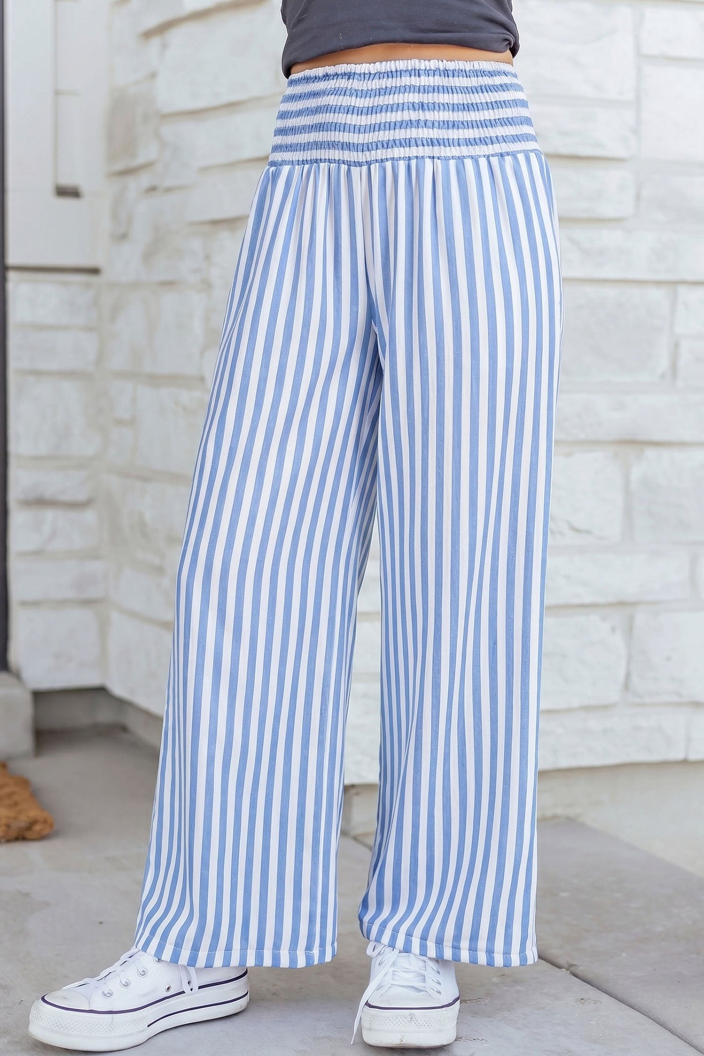 Threaded Pear Brooke Waist Loose Summer Pants