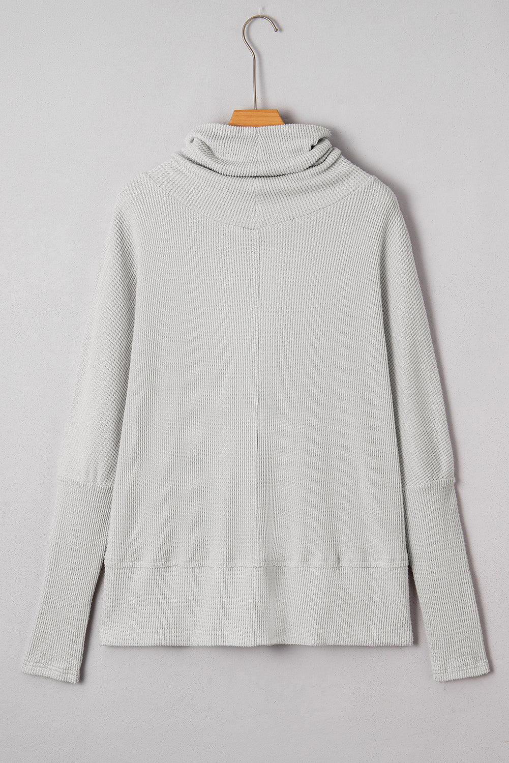 Threaded Pear Amber Drawstring Cowl Oversize Top