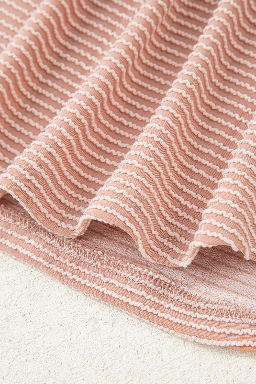 Threaded Pear Mariam Drawstring Cowl Knit Top