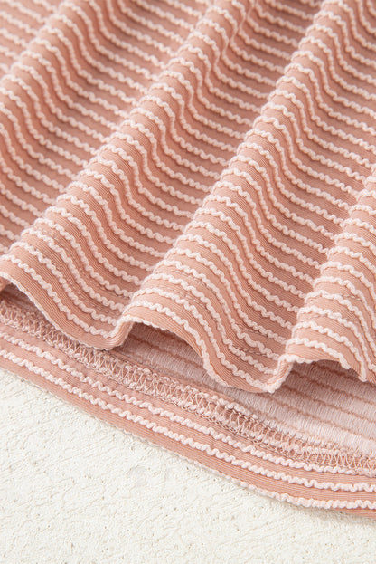Threaded Pear Mariam Drawstring Cowl Knit Top