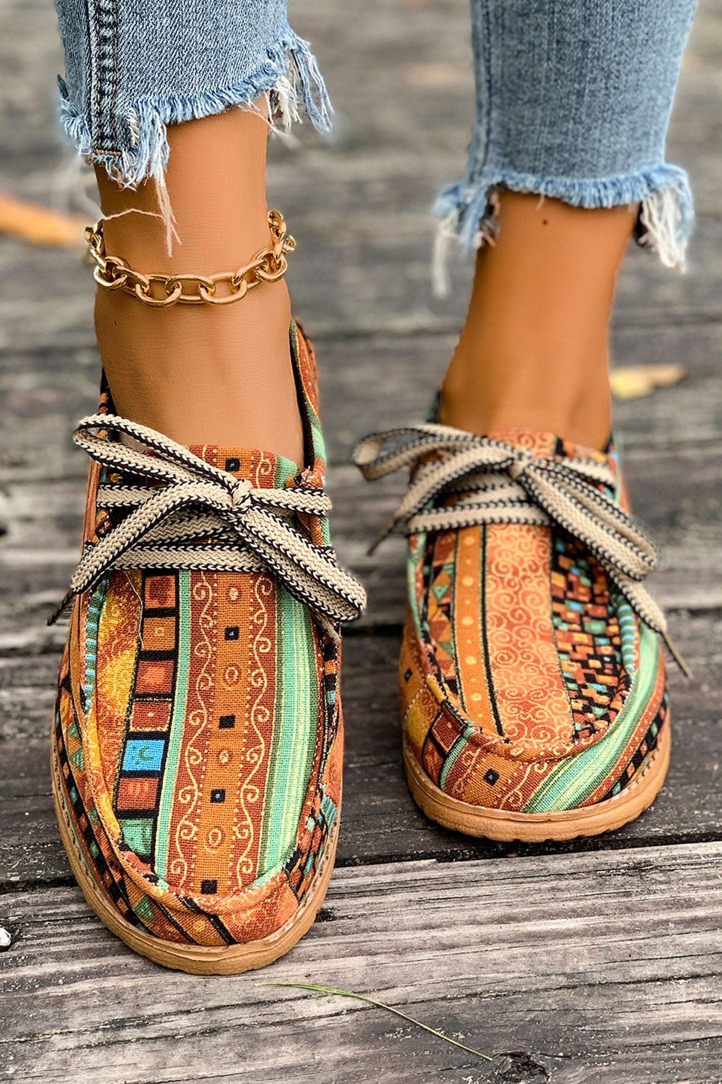 Threaded Pear Frankie Detail Comfort Loafer Shoes