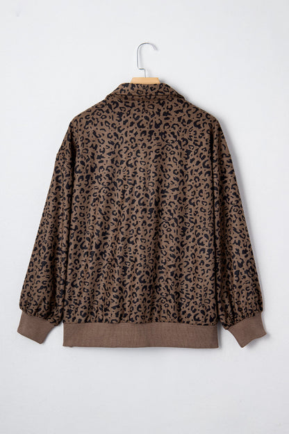 Threaded Pear Alaya Quarter Zip Corduroy Sweatshirt