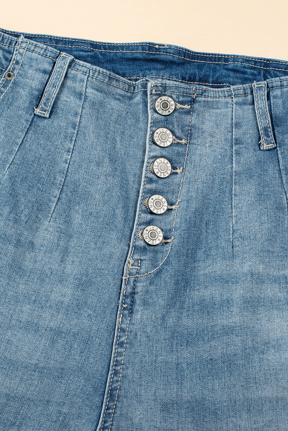 Threaded Pear Addilyn Straight Loose Leg Jeans