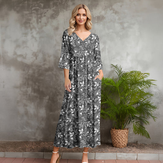 Grey and White-