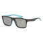 Black with Teal Stripes / Neutral Grey