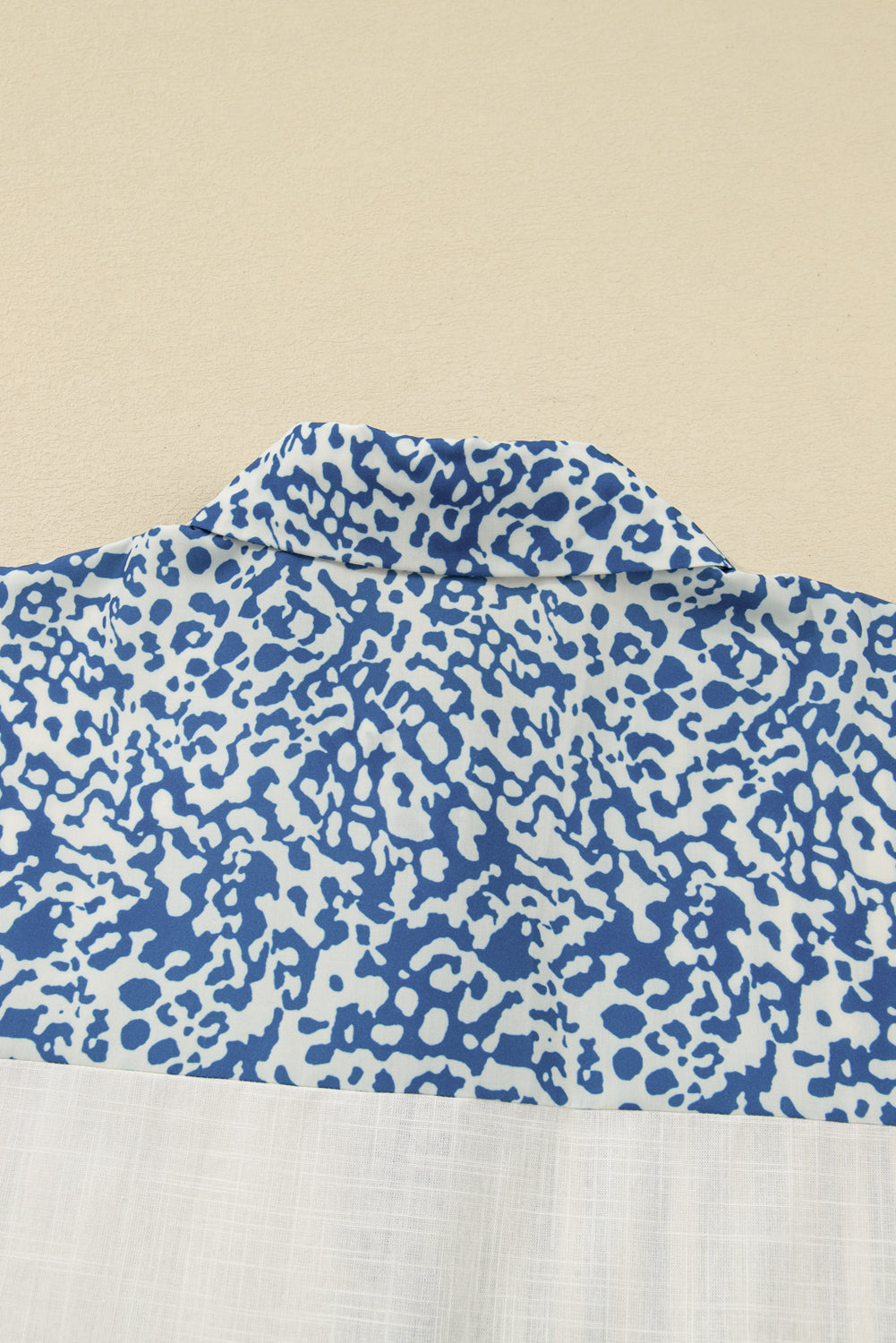 Threaded Pear Livia Striped Patchwork Casual PLUS Shirt