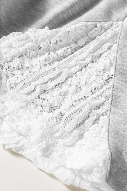 Threaded Pear Amelia Patchwork Drop Shoulder Pullover