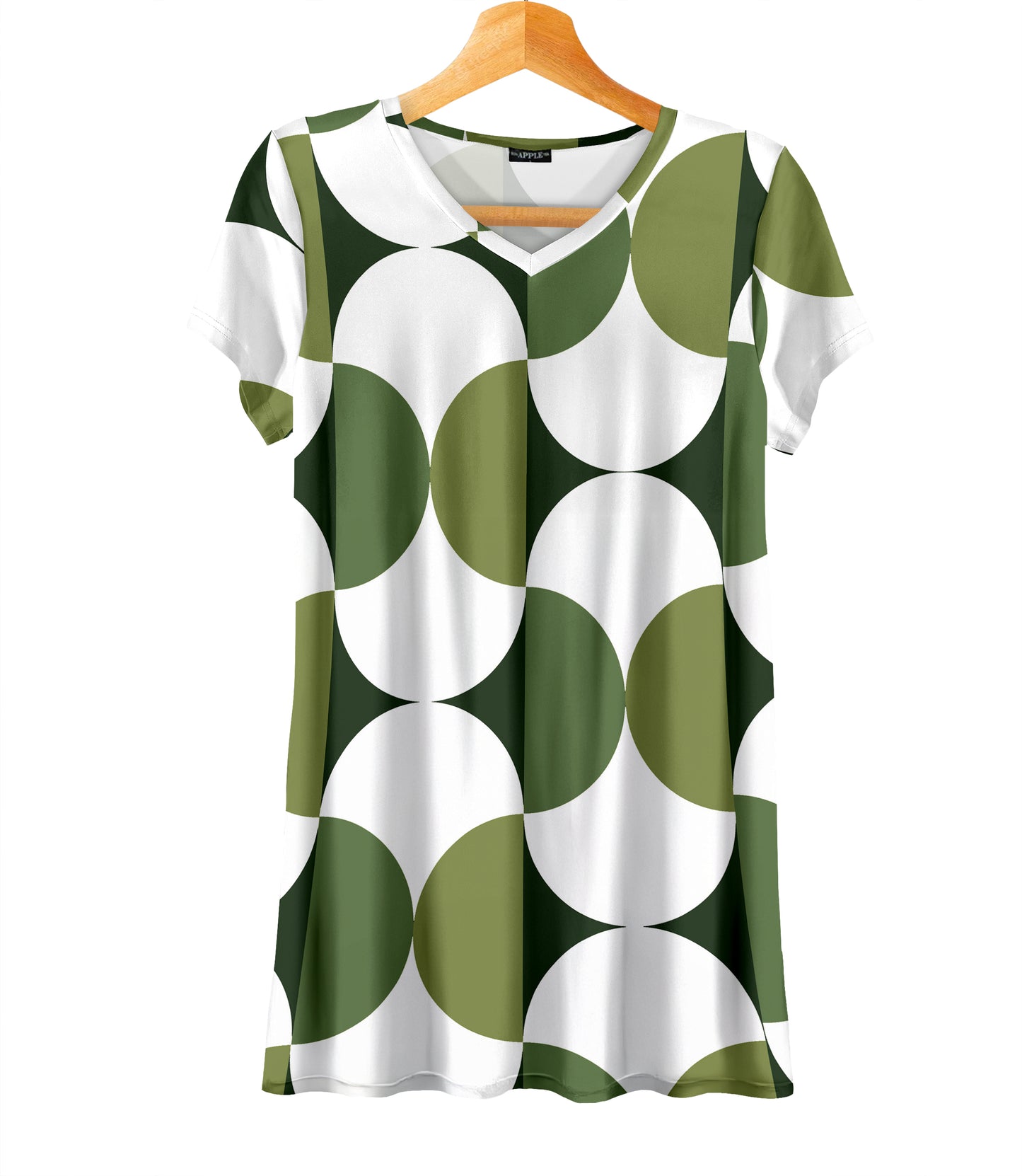Deep and Light Green with White-