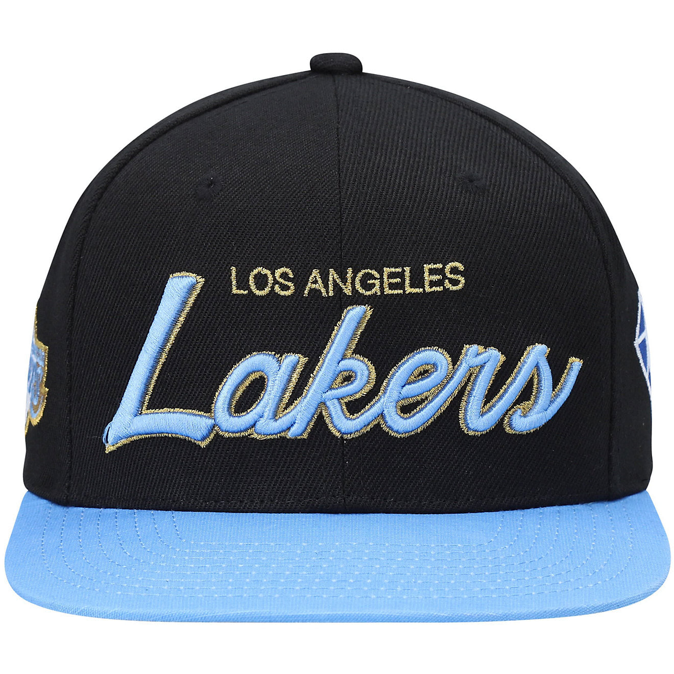 Mitchell & Ness Men's NBA 75Th Gold Snapback Lakers Snapback Caps