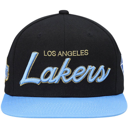Mitchell & Ness Men's NBA 75Th Gold Snapback Lakers Snapback Caps
