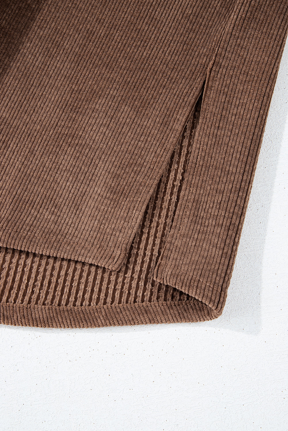 Threaded Pear Eleanor Corduroy Flap Up Shacket