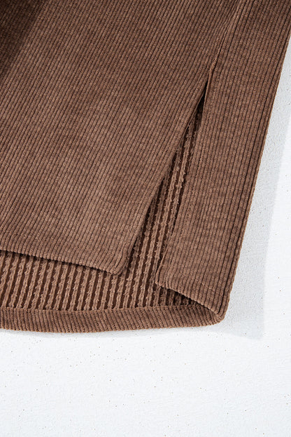 Threaded Pear Eleanor Corduroy Flap Up Shacket