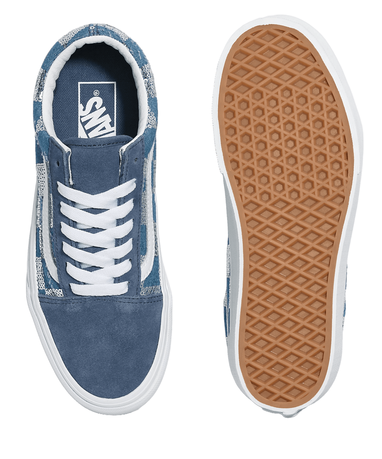 Glimmr Check/Vintage Indigo-