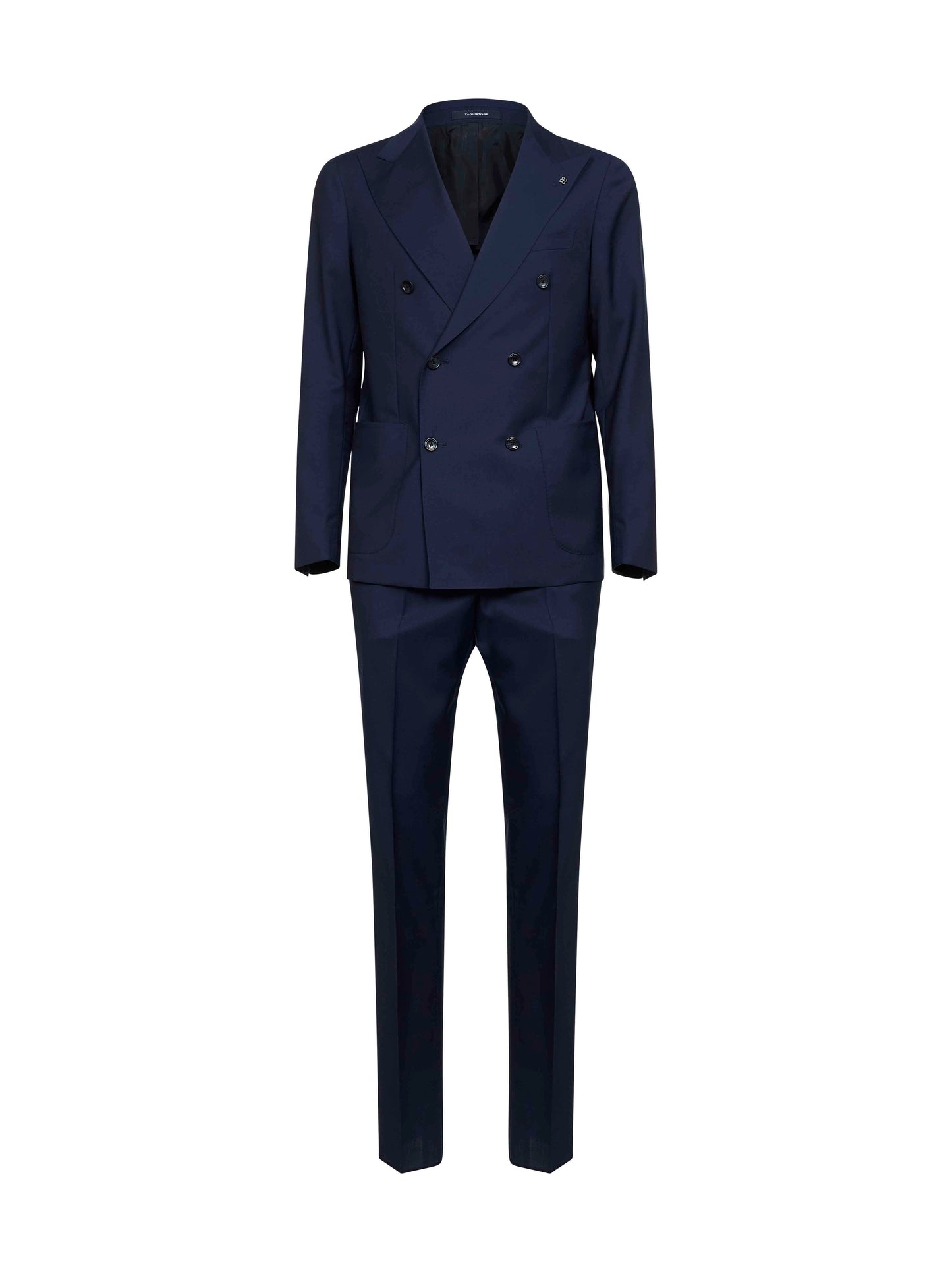 Suit Vesuvio Avio Blue Virgin Wool