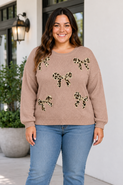 Threaded Pear Silvia Drop Shoulder Tunic PLUS Sweater