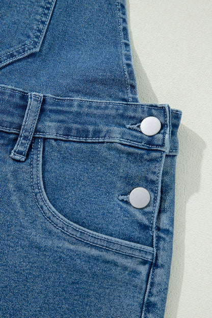 Threaded Pear Maya Cropped Wide Leg Overalls