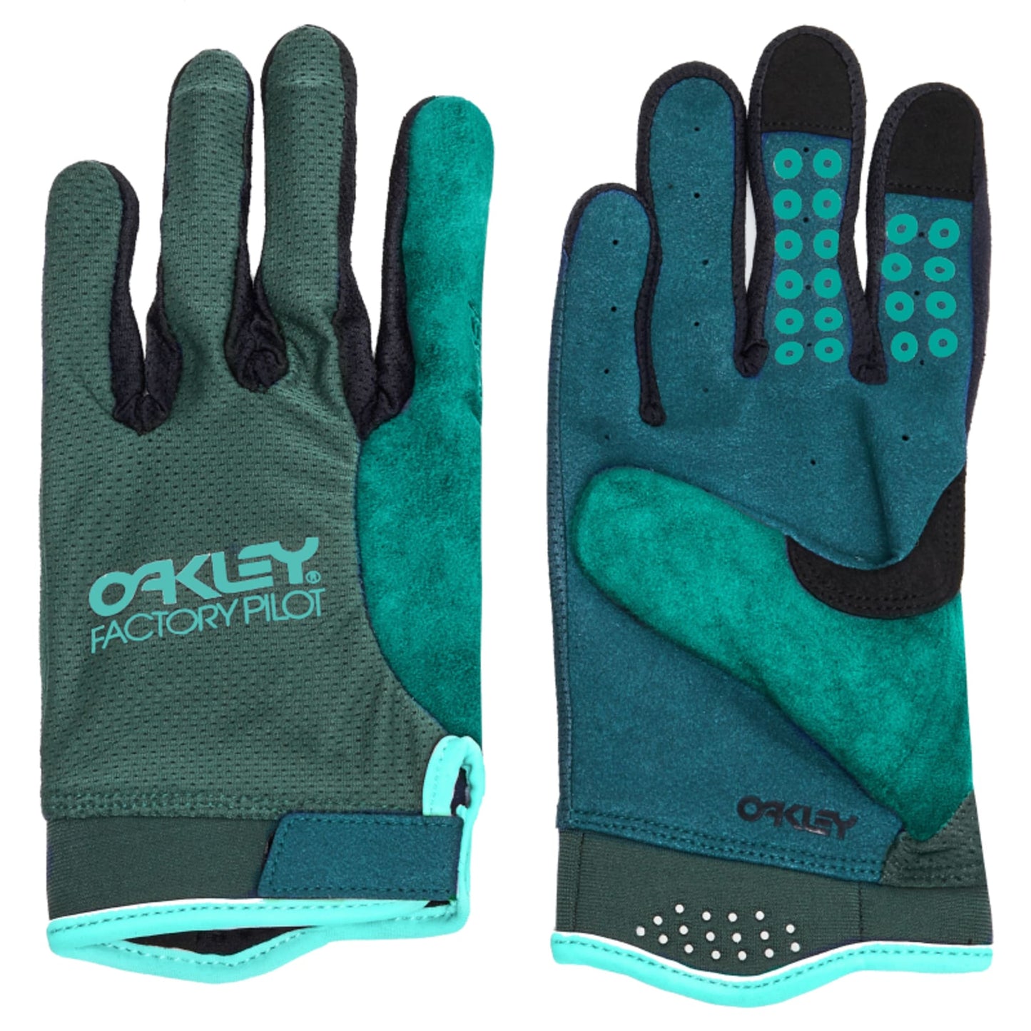 Men's Oakley All Mountain Mtb Glove - Hunter Green (Helmet)